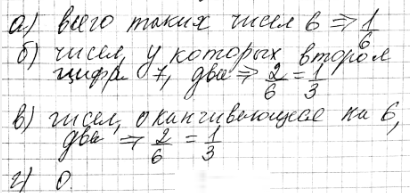 Изображение 20. 1. Из цифр 4, 6, 7 случайным образом составляют трех значное число без повторяющихся цифр. Какова вероятность того, что получится:а) наибольшее из всех таких...